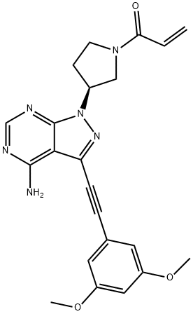 FGFR抑制剂(FGFR-IN-1) 结构式