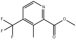 3-甲基-4-(三氟甲基)-2-吡啶甲酸甲酯 结构式