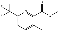 3-甲基-6-(三氟甲基)吡啶-2-羧酸甲酯 结构式