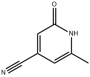 2-羟基-6-甲基吡啶-4-甲腈 结构式