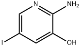 2-氨基-5-碘-3-吡啶醇 结构式
