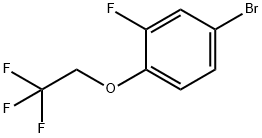 4-溴-2-氟-1-(2,2,2-三氟乙氧基)苯 结构式