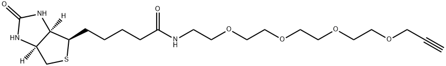 生物素-四聚乙二醇-丙炔基 结构式