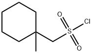 (1-甲基环己基)甲磺酰氯 结构式