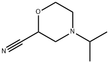 4-(2-基丙烷)吗啉-2-腈 结构式