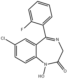 Flurazepam-N-desalkylhydroxyl 结构式