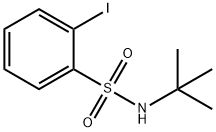 Benzenesulfonamide, N-(1,1-dimethylethyl)-2-iodo- 结构式