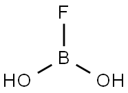 Boronic acid, B-fluoro- 结构式