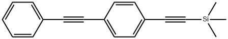 4-苯乙炔基苯乙炔基三甲基硅烷 结构式