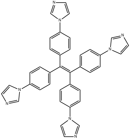 四(1-咪唑苯基)乙烯 结构式