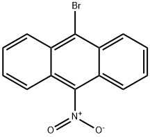 9-溴-10-硝基蒽 结构式