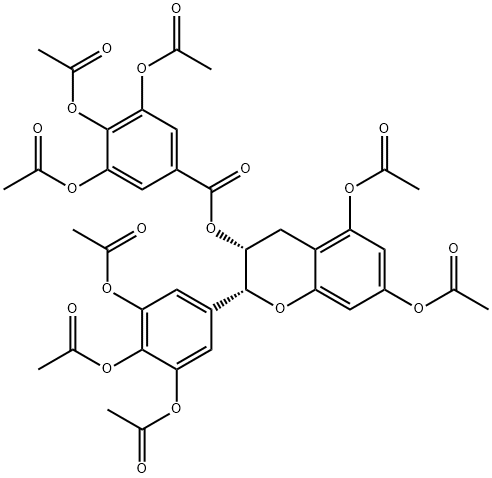 乙酰化EGCG 结构式