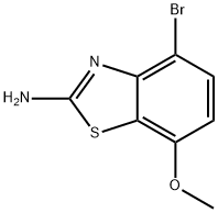 4-bromo-7-methoxy-1,3-benzothiazol-2-amine 结构式