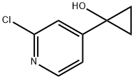 1-(2-氯吡啶-4-基)环丙烷-1-醇 结构式