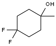 4,4-二氟-1-甲基环己烷-1-醇 结构式