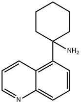 Cyclohexanamine, 1-(5-quinolinyl)- 结构式