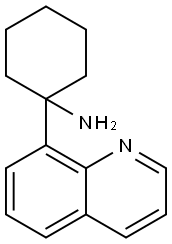 1-(8-Quinolinyl)cyclohexanamine 结构式