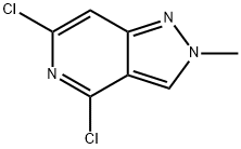 4,6-二氯-2-甲基-2H-吡唑并[4,3-C]吡啶 结构式