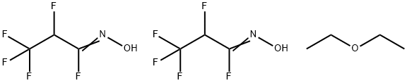 Propionyl fluoride, 2,3,3,3-tetrafluoro-, oxime, compd. with ethyl ether (2:1) (6CI,8CI) 结构式