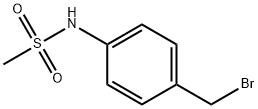 Methanesulfonamide, N-[4-(bromomethyl)phenyl]- 结构式