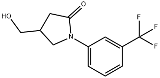 氟咯草酮衍生物-(4-羟甲基)-脱3-氯 结构式