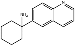 Cyclohexanamine, 1-(6-quinolinyl)- 结构式