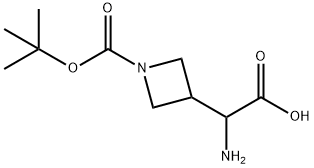 a-Amino-1-Boc-3-azetidineacetic acid 结构式