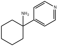 Cyclohexanamine, 1-(4-pyridinyl)- 结构式