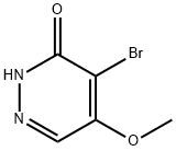 4-溴-5-甲氧基哒嗪-3(2H)-酮 结构式