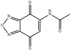 Acetamide, N-(4,7-dihydro-4,7-dioxo-2,1,3-benzoxadiazol-5-yl)- 结构式