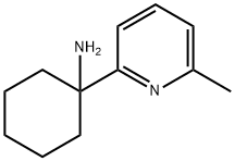 Cyclohexanamine, 1-(6-methyl-2-pyridinyl)- 结构式