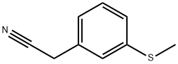 Benzeneacetonitrile, 3-(methylthio)- 结构式