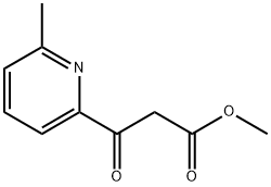 methyl 3-(6-methylpyridin-2-yl)-3-oxopropanoate 结构式
