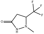 3-Pyrazolidinone, 1-methyl-5-(trifluoromethyl)- 结构式