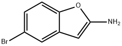 2-Benzofuranamine, 5-bromo- 结构式