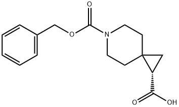 (S)-6-(benzyloxycarbonyl)-6-azaspiro(2.5)octane-1-carboxylic 结构式