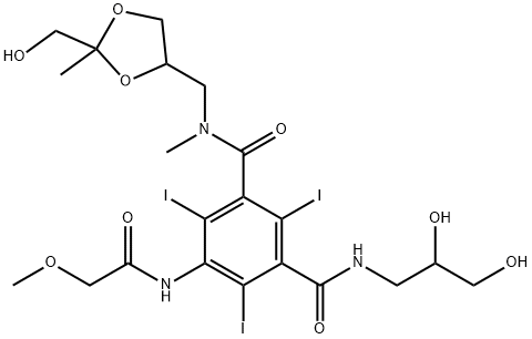 碘普罗胺杂质F 结构式