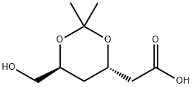 D-erythro-Hexonic acid, 2,4-dideoxy-3,5-O-(1-methylethylidene)- 结构式