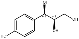 threo-1-(4-Hydroxyphenyl)propane-1,2,3-triol 结构式