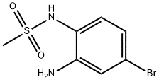 Methanesulfonamide, N-(2-amino-4-bromophenyl)- 结构式