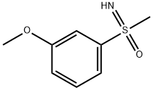 1-甲氧基-3-(S-甲基磺亚胺酰基)苯 结构式