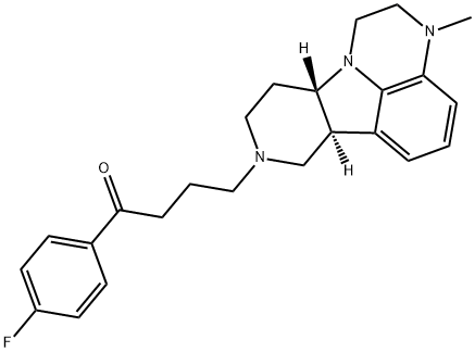 卢美哌隆杂质8 结构式