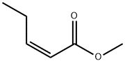 2-Pentenoic acid, methyl ester, (2Z)- 结构式