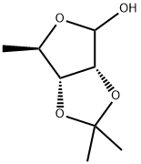 D-Ribofuranose, 5-deoxy-2,3-O-(1-methylethylidene)- 结构式