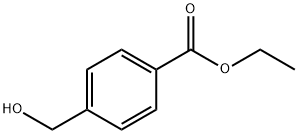 Benzoic acid, 4-(hydroxymethyl)-, ethyl ester 结构式