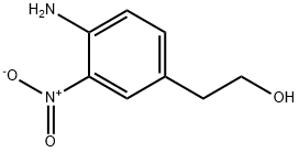 2-(4-氨基-3-硝基苯基)乙醇 结构式