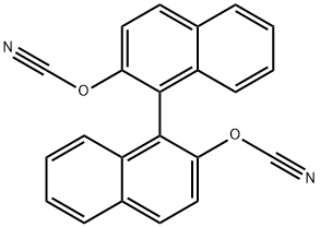 Cyanic acid, 2'-cyanato[1,1'-binaphthalen]-2-yl ester 结构式