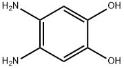 4,5-二氨基苯-1,2-二酚 结构式