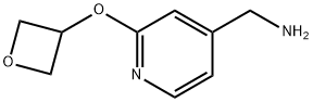 (2-(氧杂环丁烷-3-基氧基)吡啶-4-基)甲胺 结构式