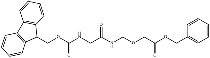 4,9-二氧代-11-苯基-7,10-二氧杂-2,5-二氮杂十一烷酸(9H-芴-9-基)甲酯 结构式